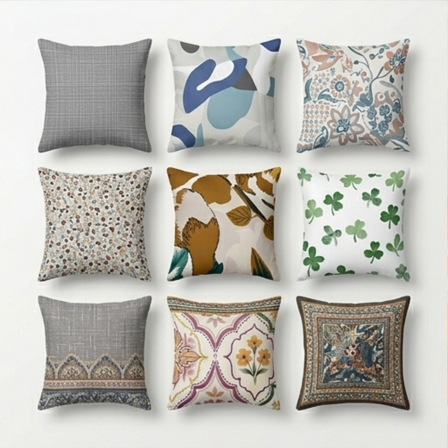 AMAL's Premium Design Cushion Cover – Textured Decorative Throw Cushion Case (Surprise Design)
