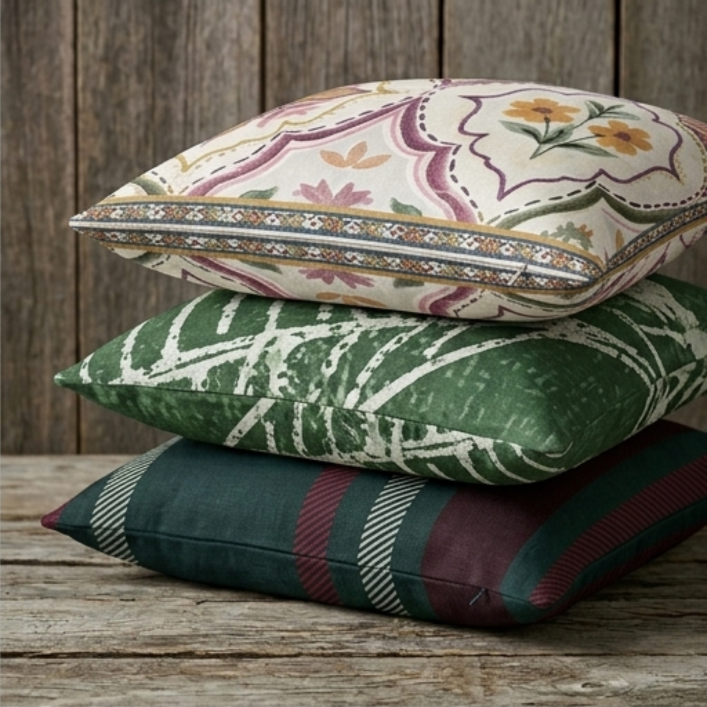 AMAL's Premium Design Cushion Cover – Textured Decorative Throw Cushion Case (Surprise Design)